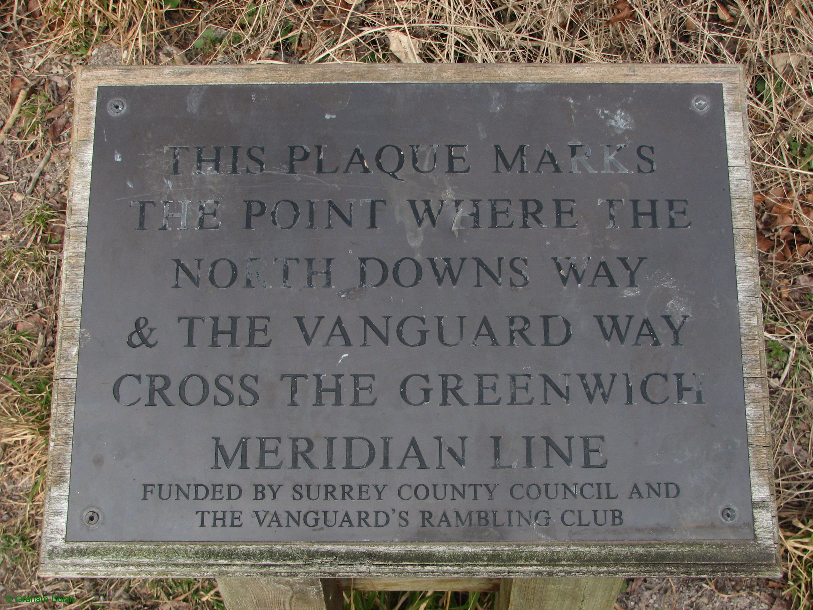 Greenwich Meridian Marker; England; Surrey; Oxted